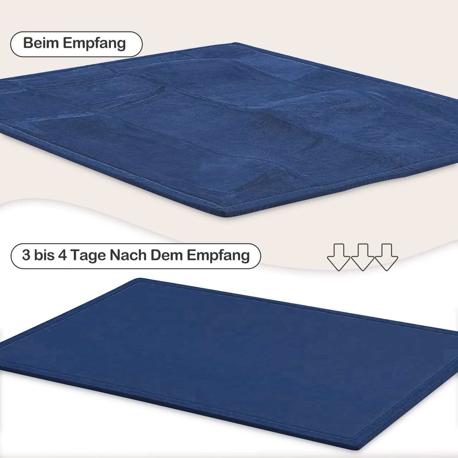 Les Enfants Plein de Velours épaississement de Couverture des Tapis Tapis Enfants antidérapante Tatami pour agrandir Jouer Tapis Salon, la Chambre du bébé, Salon (Bleu Foncé,80 * 150CM)