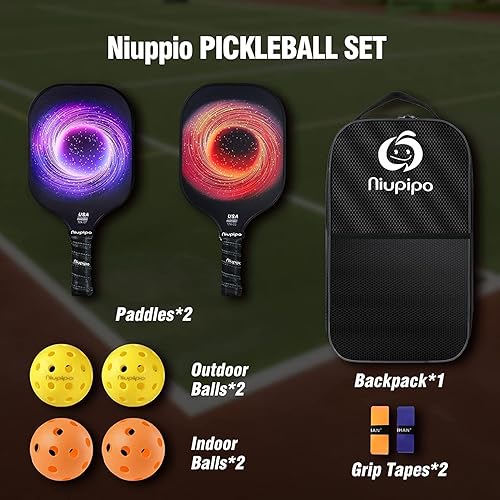 Miniatura 6 de niupipo Pickleball Paddle, USAPA Approved Pickleball Paddle with Fiberglass Surface, Protective Cover, Ultra Cushion, Polypropylene Honeycomb Core