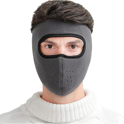 Máscara facial completa de ciclismo de invierno para clima frío pasamontañas resistente al viento para máscara unisex