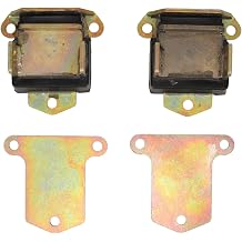 Engine Motor Mounts, 4Pcs Metal Rubber Mounting Bracket for 283 to 454 Cubic Inch Engine