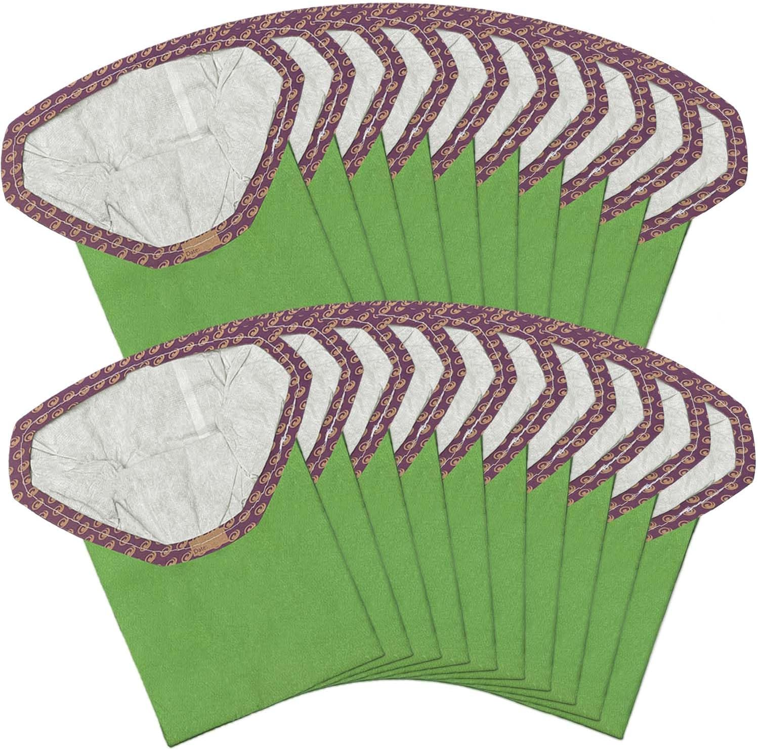 40 Pack 107314 Backpack Vacuum Bags, Compatible with ProTeam 6 QT Vacuum Cleaner, Micro Filter Bags for Vacuum Cleaner, Super Coach Pro 6, ProVac FS 6, GoFit 6, GoFit 6 PLUS (40 Pack)