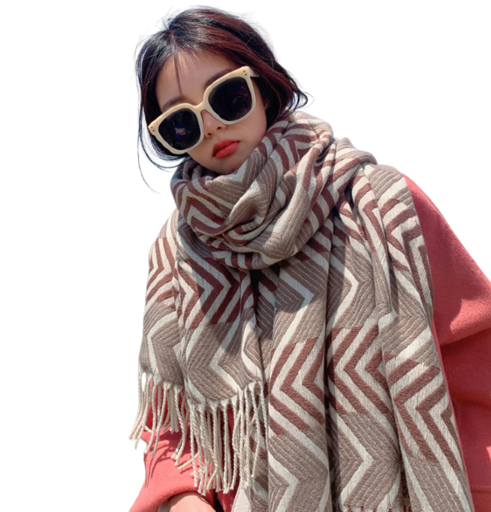 Sciarpa Donna Scialle Uomo Invernale Autunno/Inverno Sciarpa Donne Scialli Femminili Lungo Classico Sciarpa Donne Caldo Stile Corea