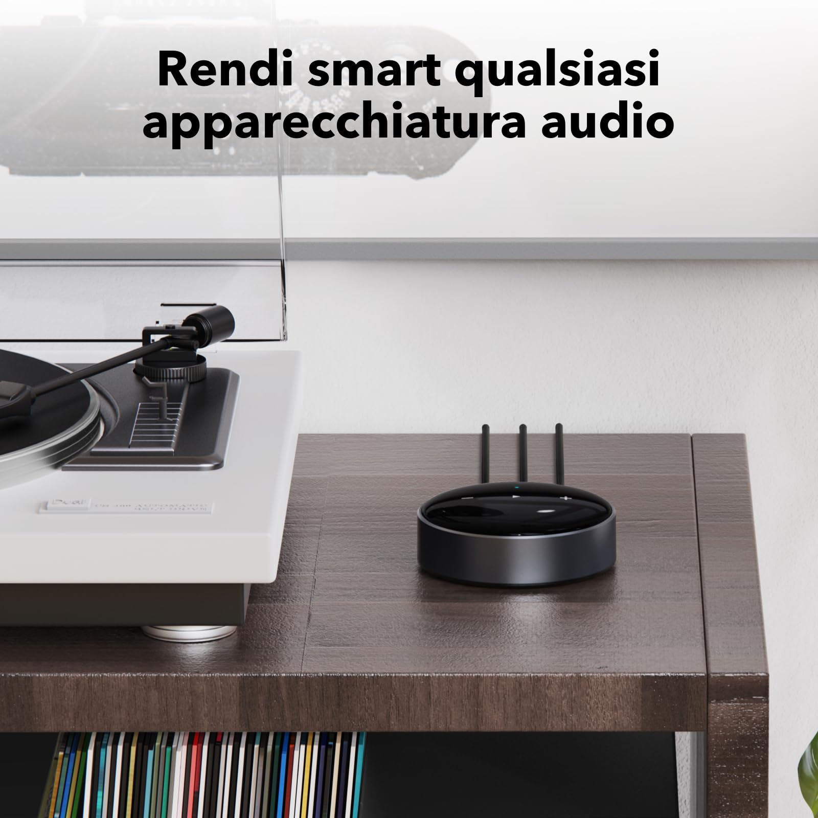 WiiM Mini Lettore audio wireless AirPlay 2 stereo multiroom preamplificatore compatibile Alexa Siri alta risoluzione