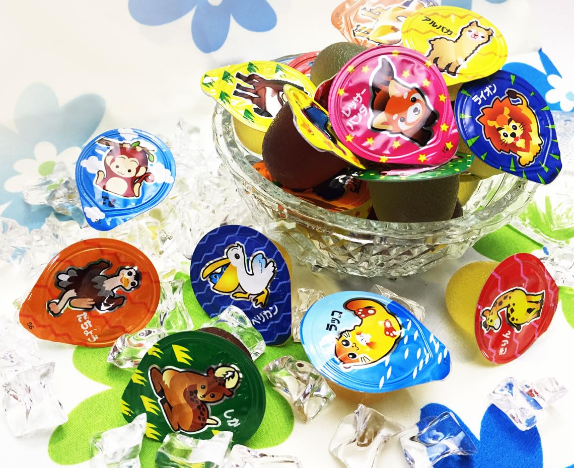 Amazon.co.jp: エースベーカリー どうぶつえんゼリー 業務用 100個入り