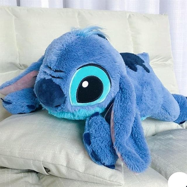 WooCaw Cartoon Stitch Plush Toy Collection Lilo and Stitch Large Plush Toy 60 cm Cushion with Birthday Children