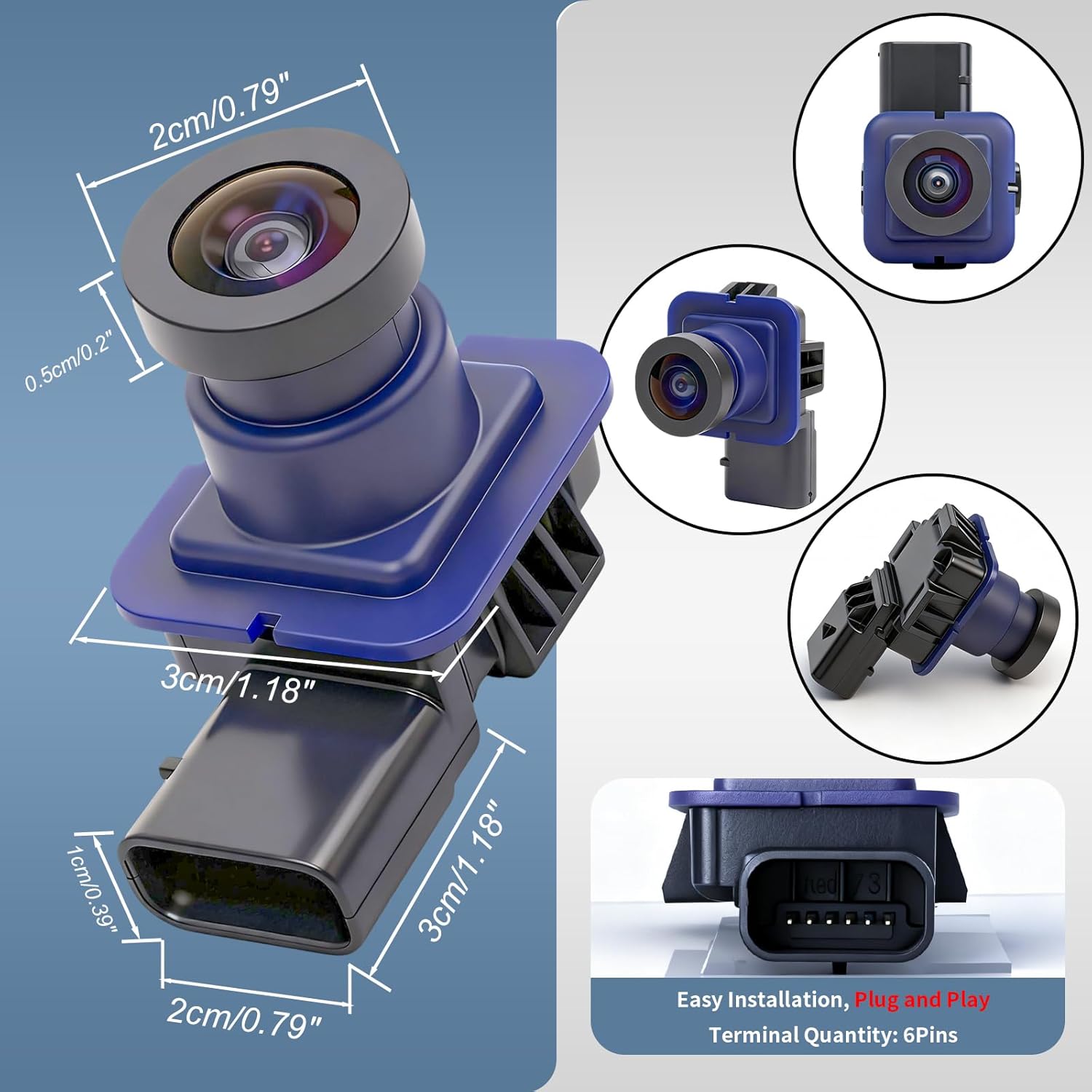 Rear View Backup Camera Compatible with Ford Edge 2011 2012 2013 2014 2015 Lincoln MKX 2011 2012 2013 Parking Assist Camera Replace# BT4Z-19G490-B FL1T-19G490-AC