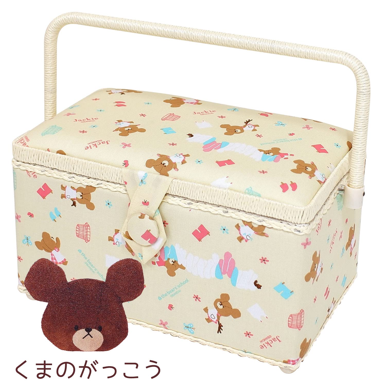 Amazon | ミササ くまのがっこう ソーイングバスケット （トレイ付き