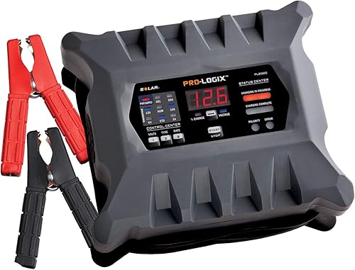 Miniatura 5 de Clore Automotive Jump-N-Carry JNC660 - Arrancador de batería de 12 voltios azul y Clore Automotive PL2320 de 20 amperios cargador inteligente