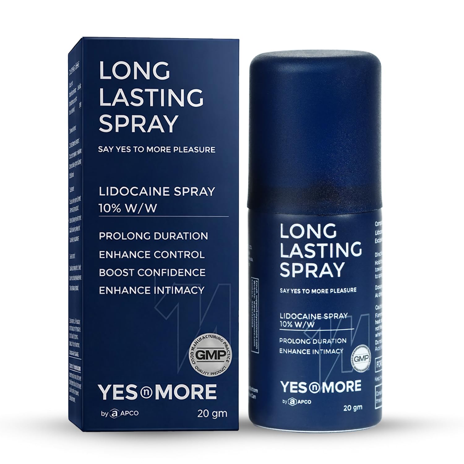 Long Lasting Lidocaine Topical Spray for Men | Fast Acting External Use | Easy Application | Travel Friendly 20g | Smooth Bottle Design