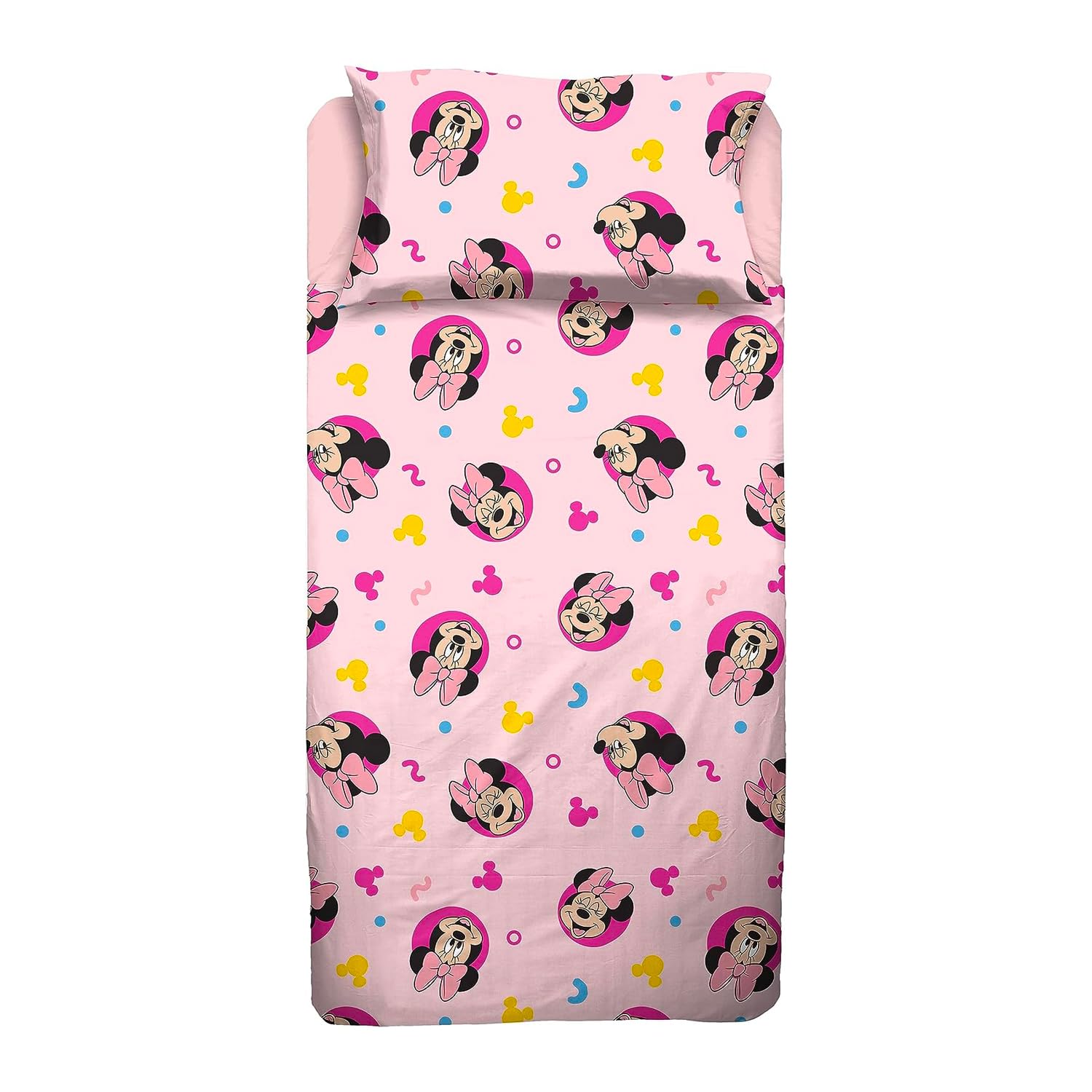 Parure de lit 1 place Minnie flanelle housse de couette enfant Hermet