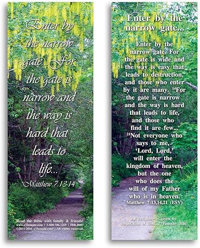 Miniatura 9 de eThought BB-FBV-100 Tarjetas de versículos de la Biblia  Paquete de 100 marcadores religiosos  Tarjetas de memorización de las Escrituras y