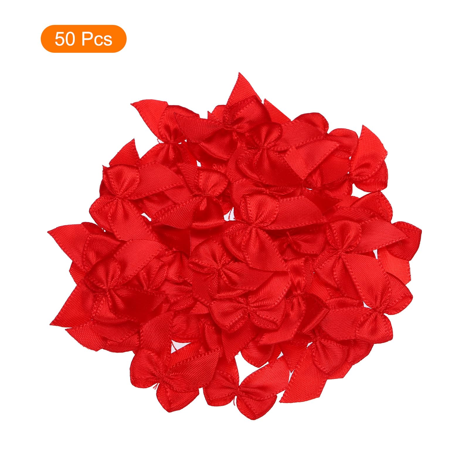 Sourcing Map Lot De 100 Mini Nœuds En Ruban Vichy De 3,8 Cm En Tissu