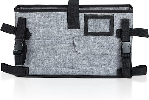 Miniatura 7 de Accesorios universales para caminantes para personas mayores, cesta de andador para caminante plegable, bolsa de andador con ruedas