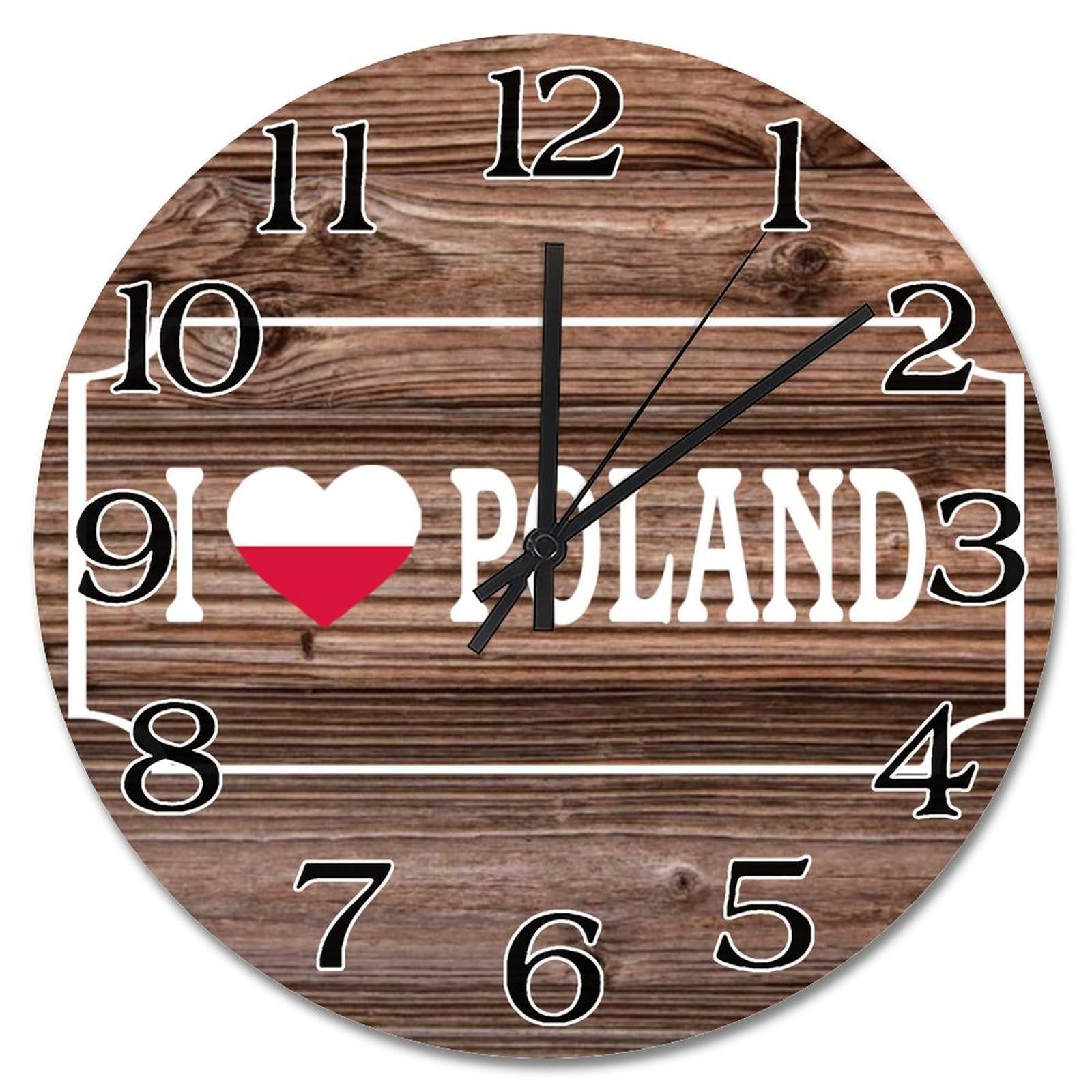 Grande horloge murale Pologne pour déco salon et maison de ferme