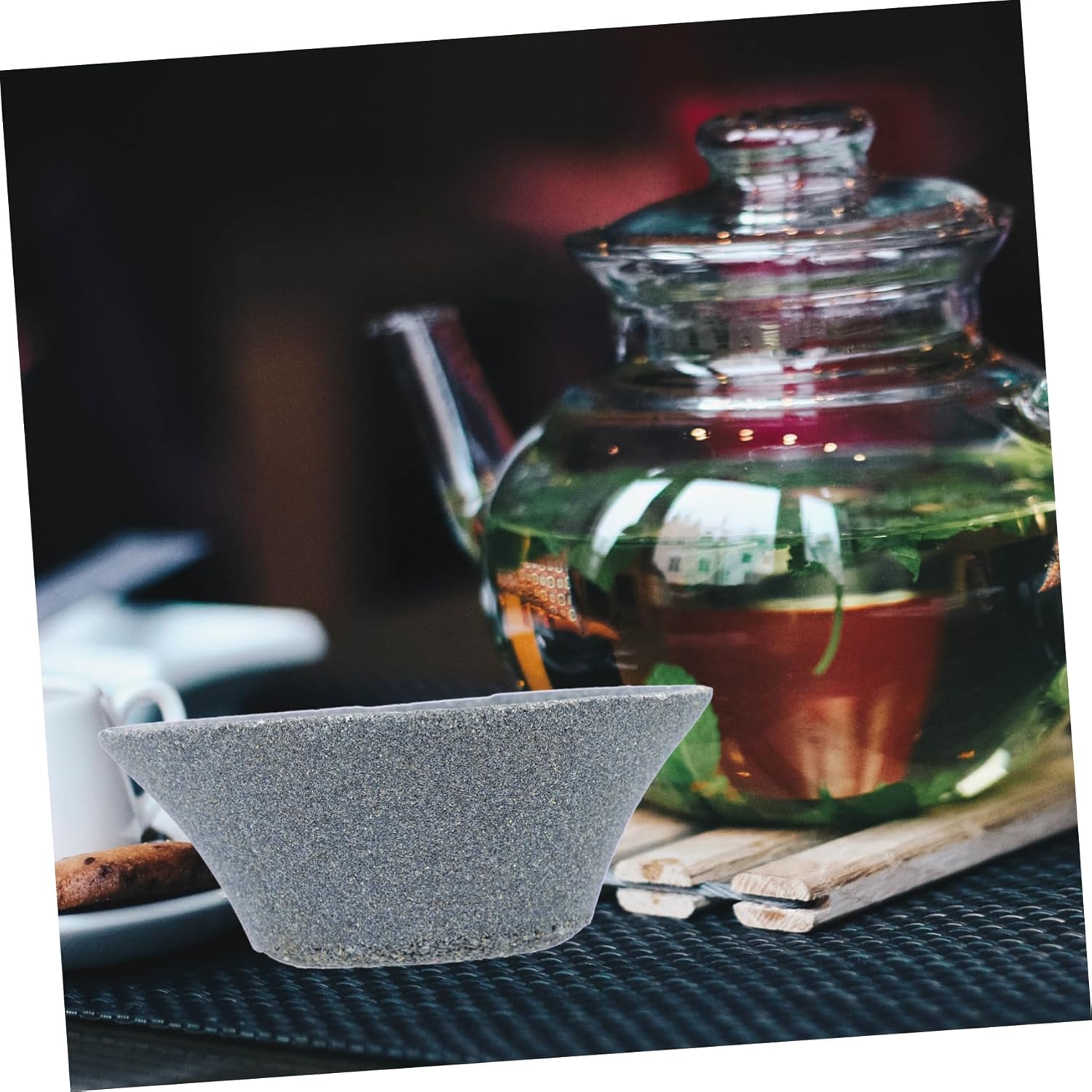 STOBAZA 2pcs Ceramic Tea Strainer Single Cup Coffee Filter Mesh Tea Strainer Household Accessory