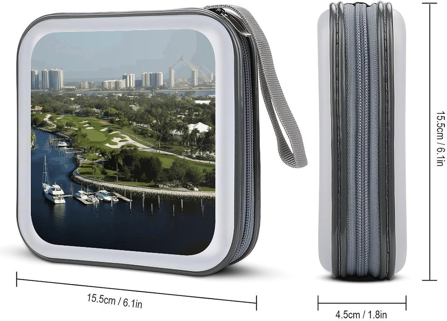 Golf Yacht Club CD Case CD Storage Box DVD Sleeves