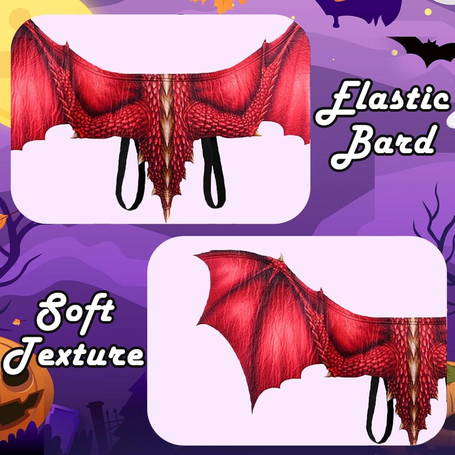 Ali del mantello da drago per adulti, accessorio per Halloween, martedì grasso, cosplay, per adulti