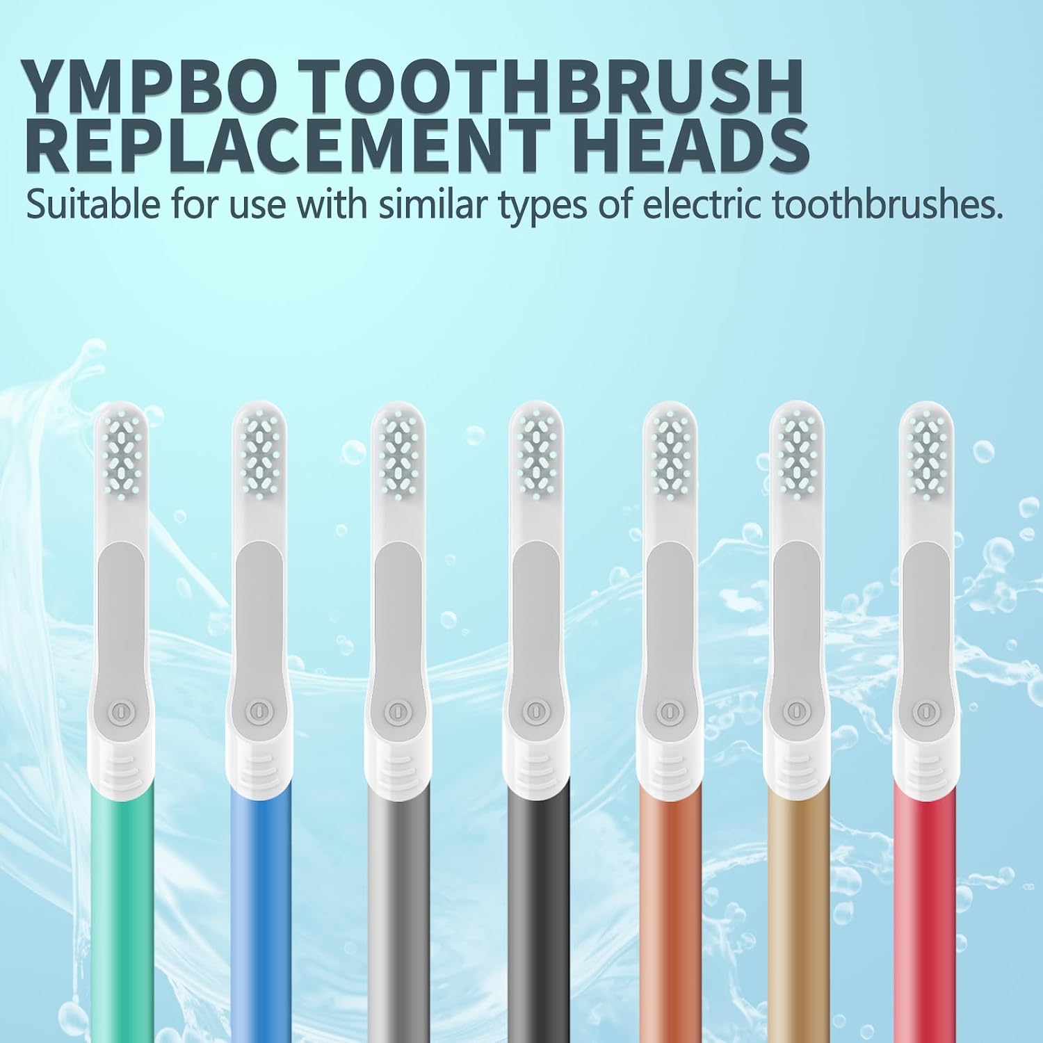 Kids Toothbrush Replacement Heads for Quip Electric Toothbrush, 6 Pack