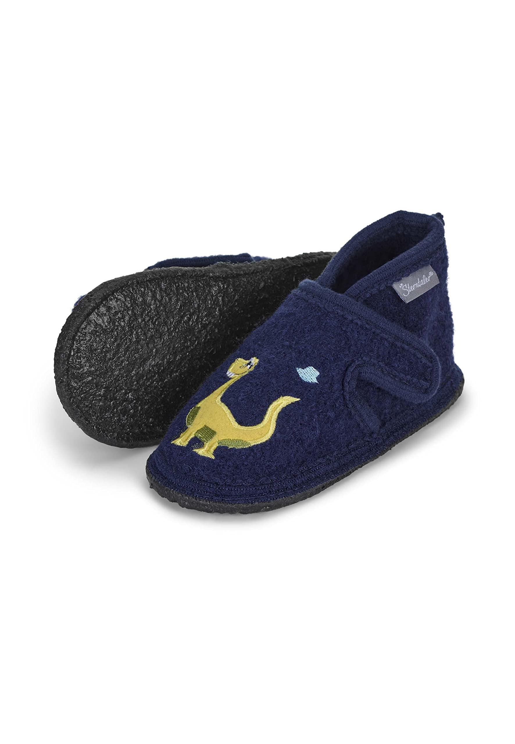 Sterntaler Baby Boy's Dino Slippers Shoe, Navy, 4 UK Child