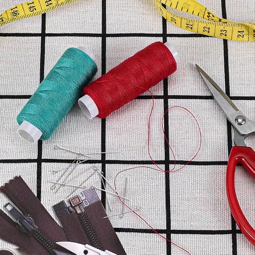 Ciaraq Sewing Threads Kits, 60 Colors Polyester 250 Yards Per Spools For Hand Sewing & Embroidery #TOP5