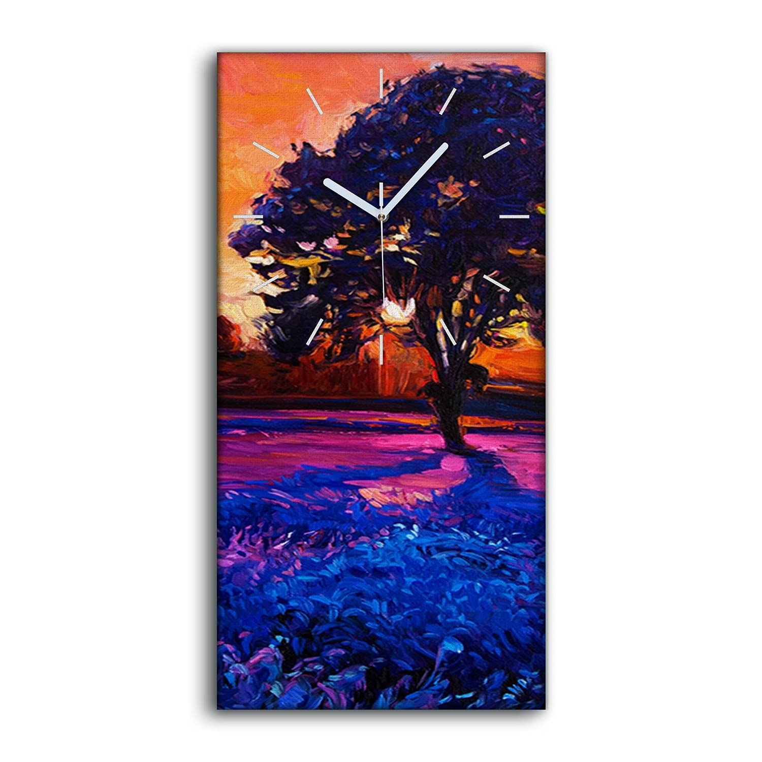 Horloge sur Toile Sans Tic-Tac pour un Sommeil Paisible en Chambre 30x60