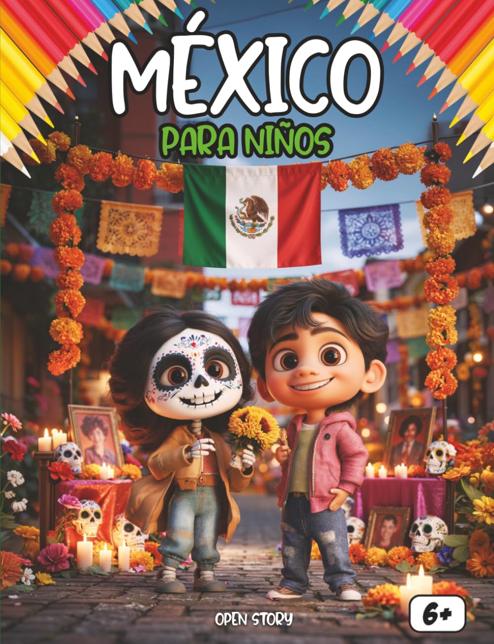México para Niños: Un Viaje por Pirámides Antiguas, Festivales Vibrantes, Tacos Deliciosos y Naturaleza Sorprendente: Guía Cultural y Educativa para ... las Tradiciones y la Biodiversidad de México