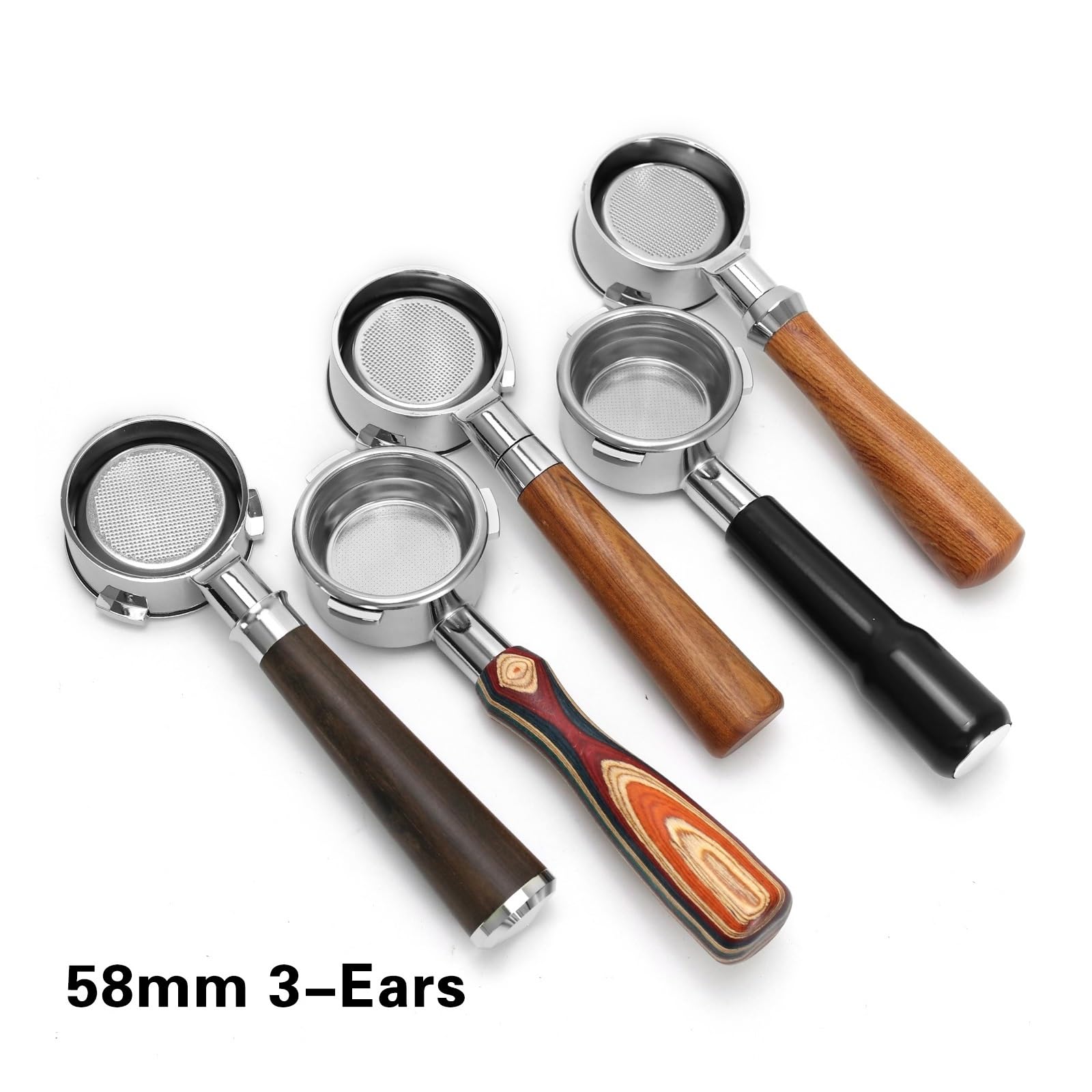 Portafiltro Sin Fondo De 58 Mm 3Ear, Compatible Con Hibrew, H7 H7a H10a, Compatible Con Breville, Compatible Con Barista, Max Mini Coffee Tool Espresso Machine(Style G)