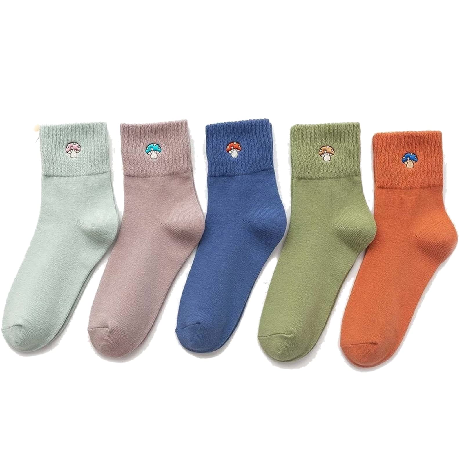 YIISIIY Mushrooms Socks Cute and Fun Socks ...