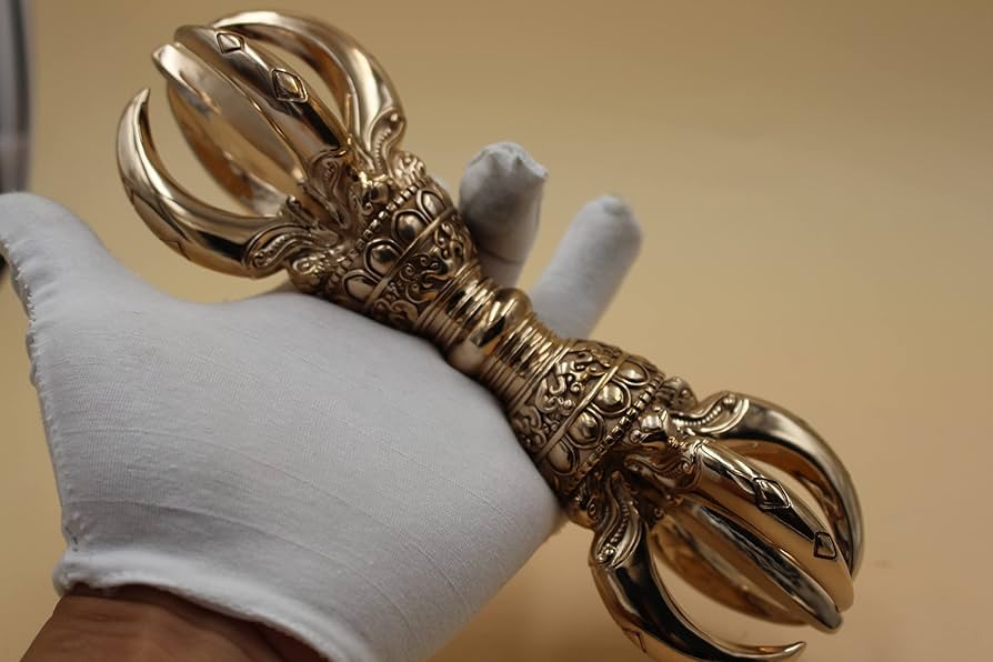 【本格派】五鈷杵 金剛杵 法具 御前座布団添え【新品高級セール】 楽天市場】【密教法具 寺院用仏具】五鈷杵 普及品 長さ 9.2cm