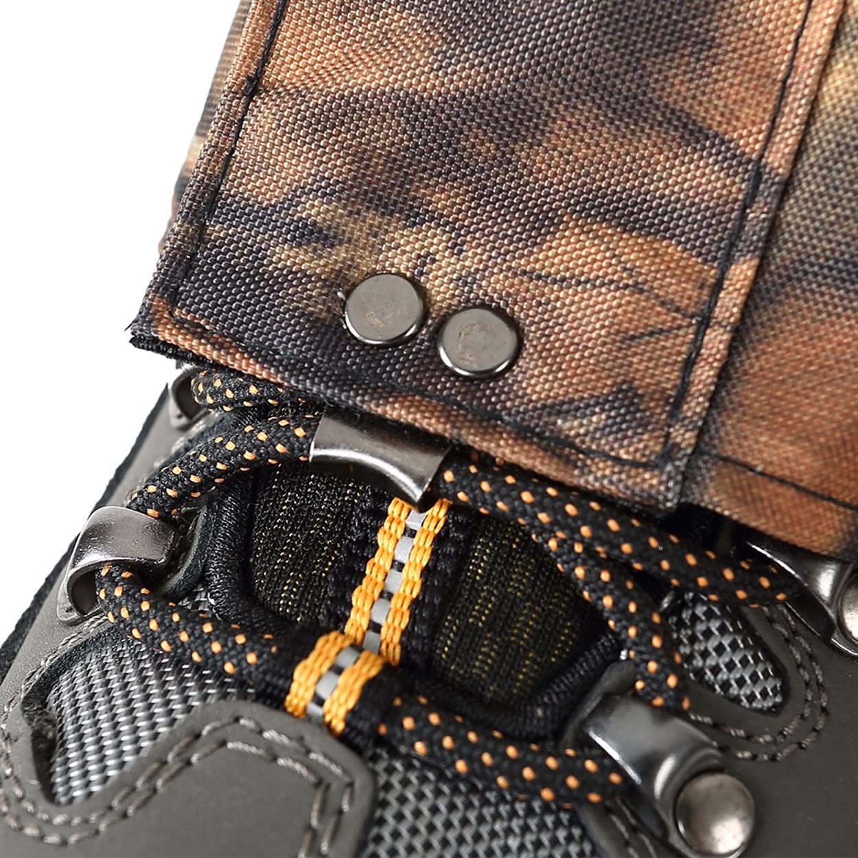 LANGWEI Guêtres De Chasse Camouflage, Guêtres De Botte De Neige Imperméables Réglables, Guêtres De Serpent Anti-Déchirure pour Hommes Femmes Marche Escalade Ski