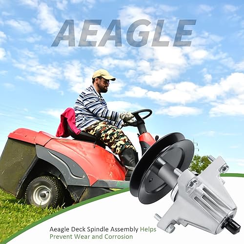 Miniatura 7 de AEagle Mandril de husillo de cortacésped para 618-06980 918-06980 MTD Cub Cadet RZT-L50 S50 XT1-GT50 ZT-L50 KH KW Paquete de 3