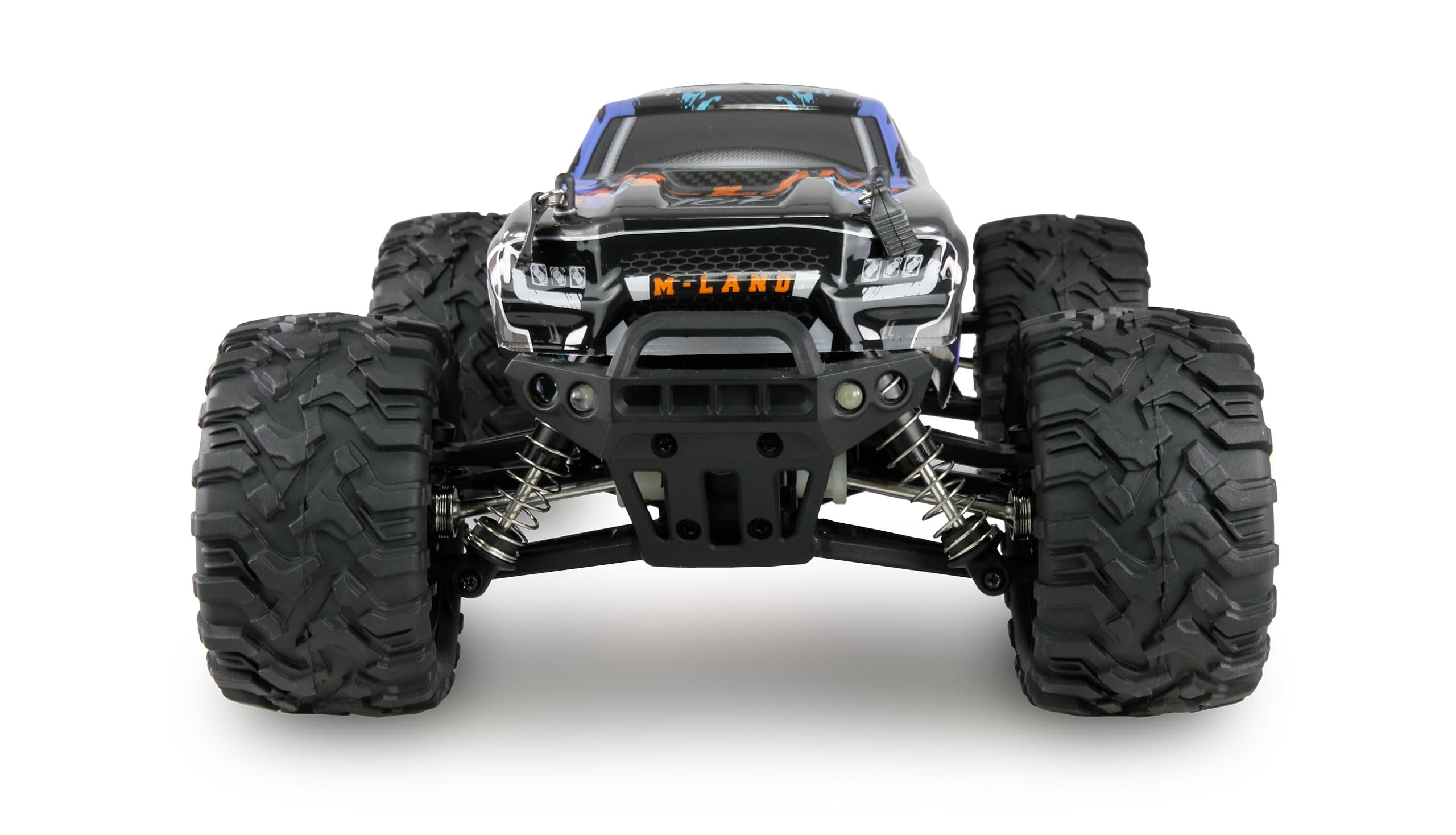 M-Land Monster Truck 4WD 1:16 RTR 48 km/h zdalnie sterowany niebieski
