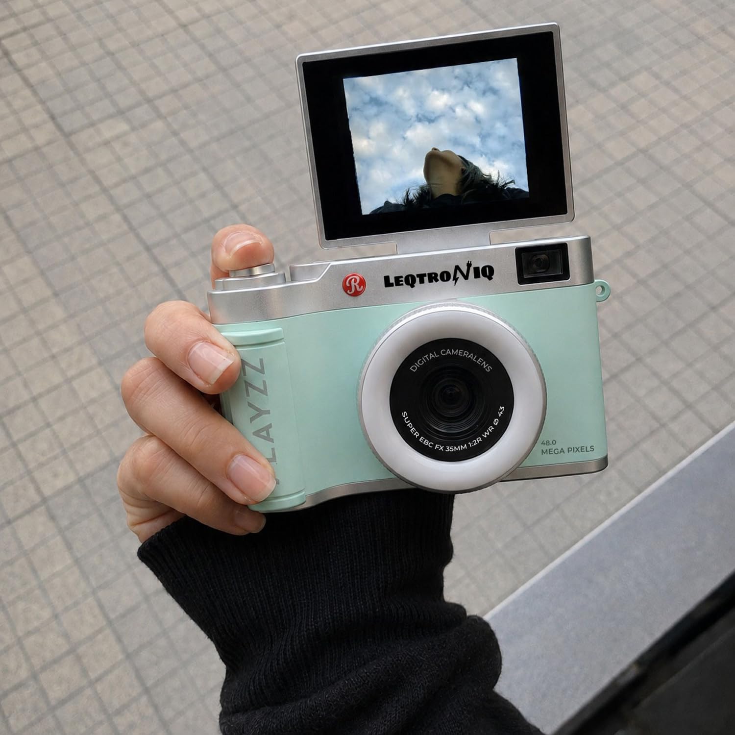 LEQTRONIQ Playzz 48MP Digital Camera - Teal -9 LEQTRONIQ Playzz 48MP Digital Camera - Teal -9
