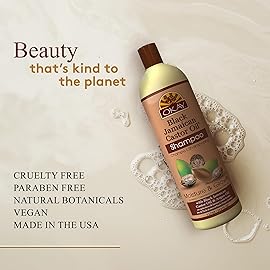 OKAY | Black Jamaican Castor Oil Moisture Growth Shampoo | For All Hair Types & Textures | Moisturize & Regrow Hair | With Argan Oil | Free of Paraben, Silicone, Sulfate , White , 33 oz