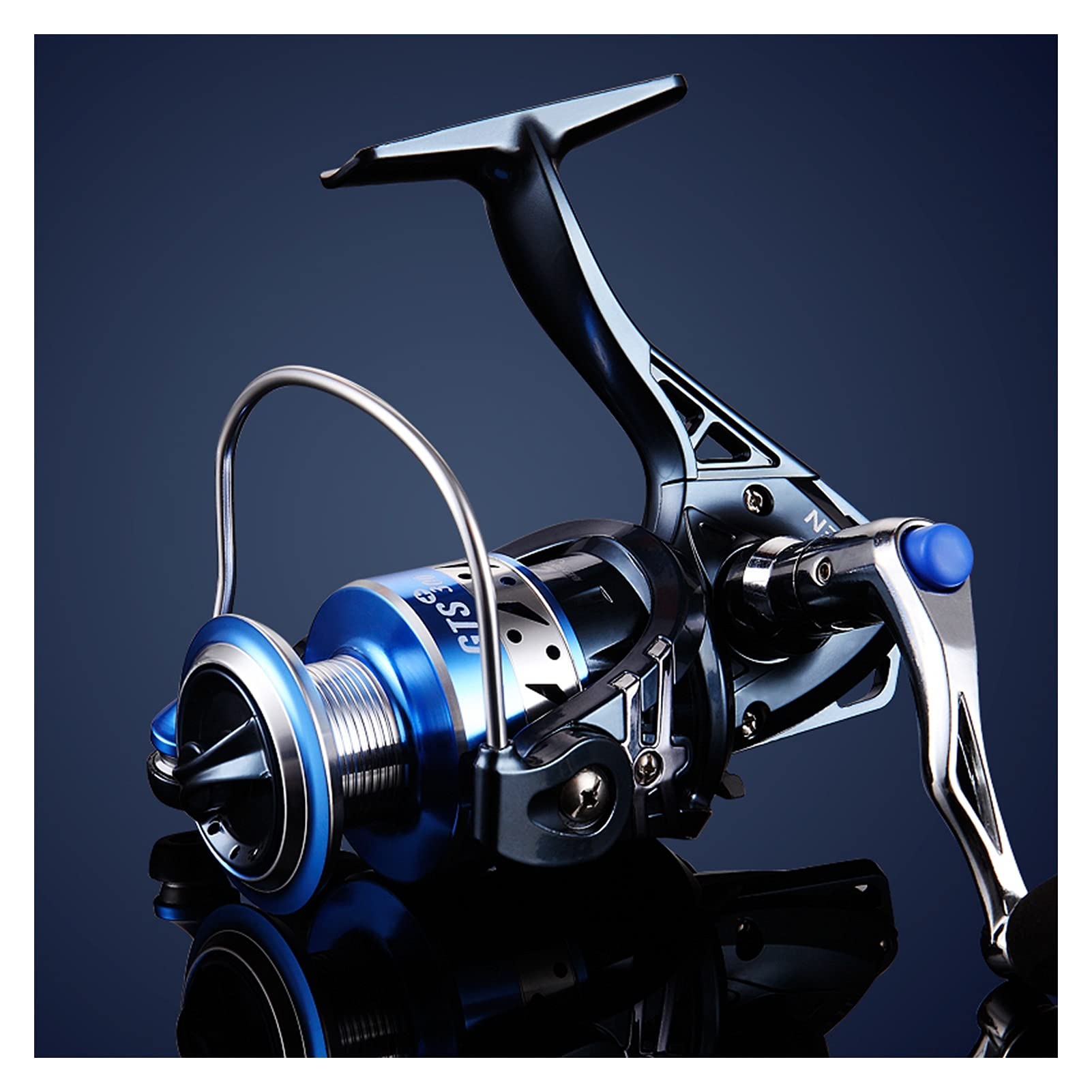 Kołowrotek spinningowy, w całości z metalu, 12-osiowy kołowrotek wędkarski dalekiego zasięgu, Haiganluya 1000-6000 Series Precision Reel Fishing Reel