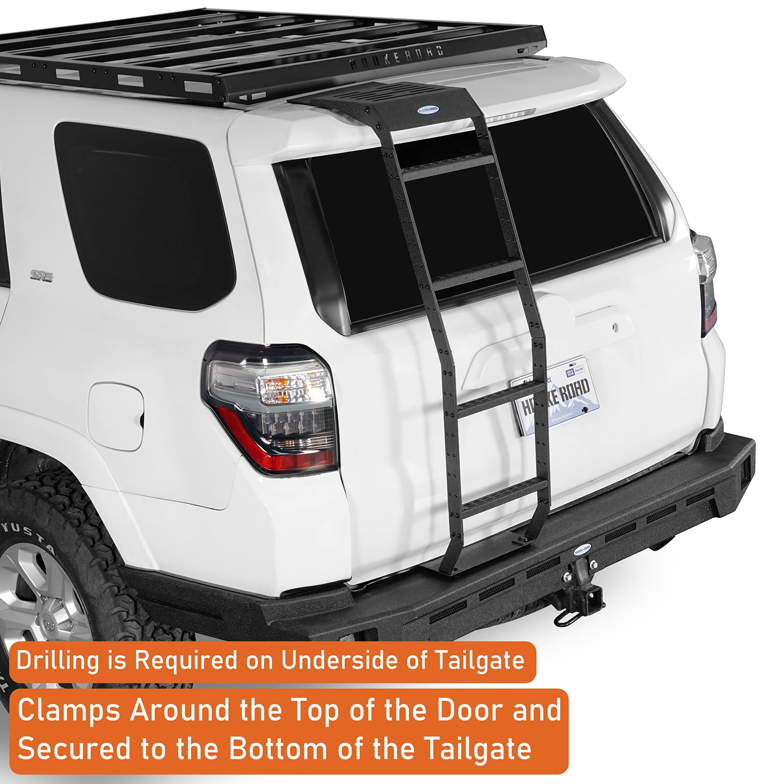98 4runner Rear Ladder 4runner Accessories 4Runner Ladder Rack Rear Hatch Ladder Roof Tailgate ...