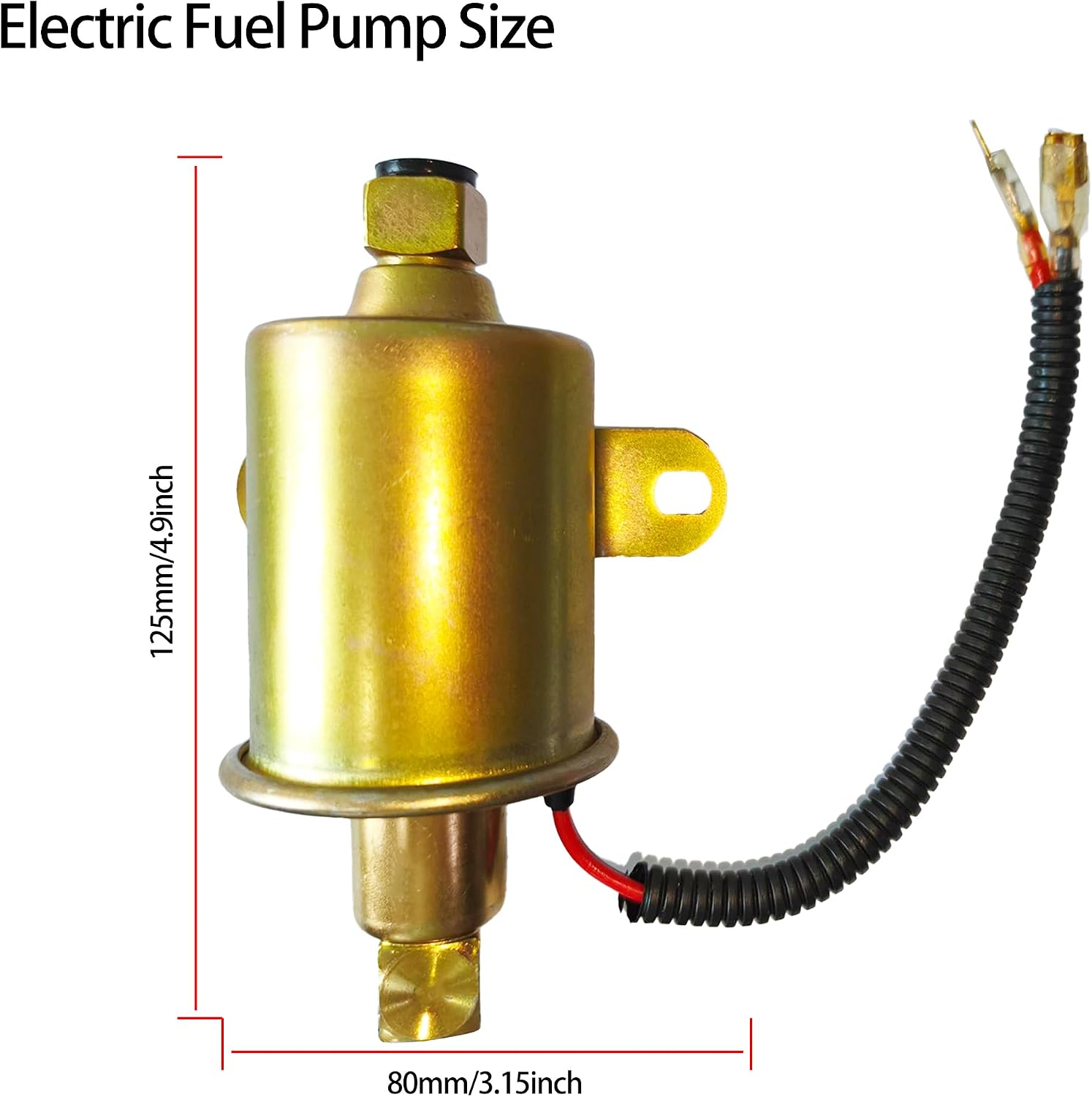 A029F887 Electric Fuel Pump Compatible with Cummins Onan 5500 5.5KW Generator Like Marquis Gold Rialta RV 5500 EVAP Motor Set E11015 149-2620 A047N929 A029F887 A064S965 GMB 596-1160 Herko RV008