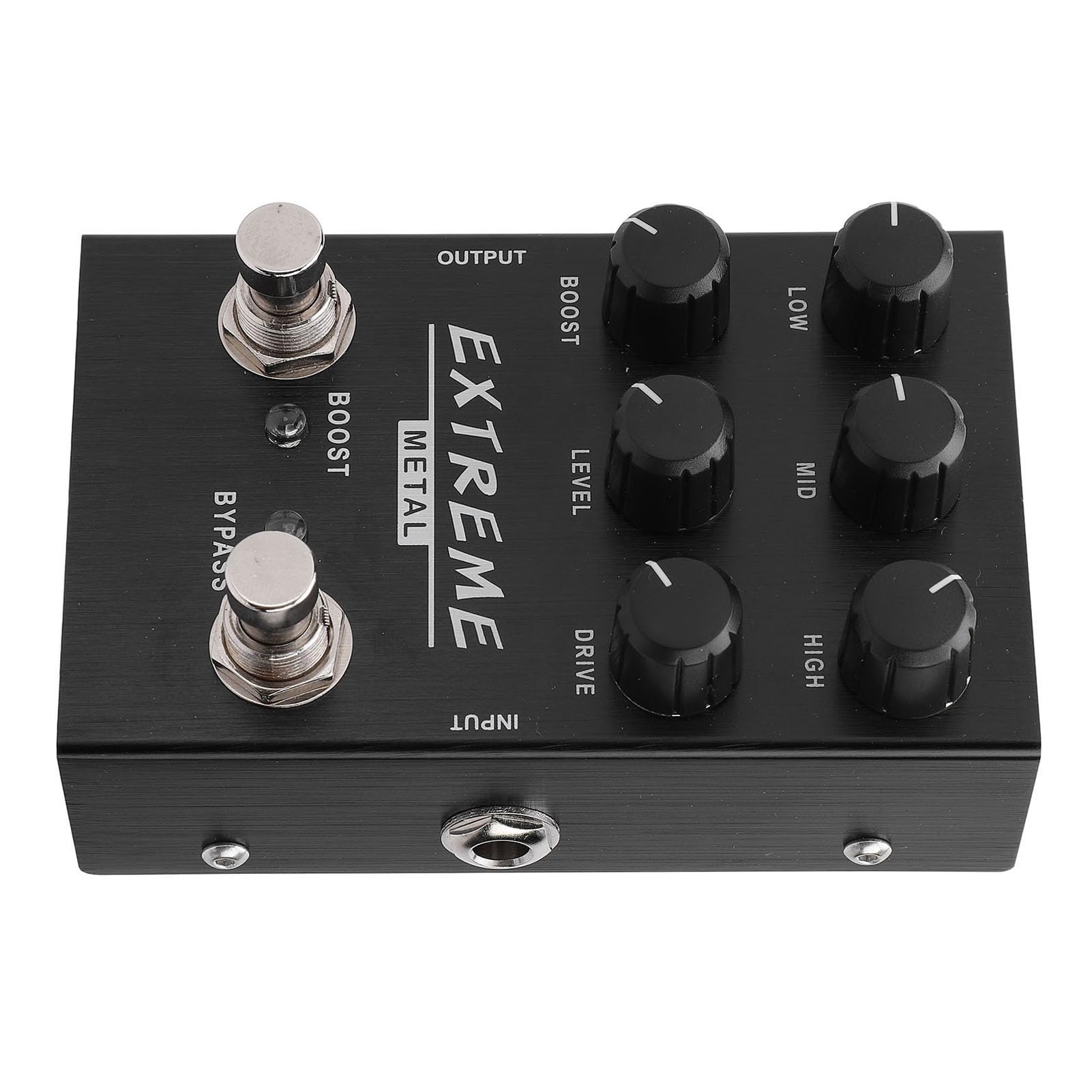 CHICIRIS Gitarreneffektpedal, 10-Band-EQ-Verzerrungspedal mit Einstellbarer Verstärkung und 3-Band-EQ für E-Gitarre, Bühnenauftritt und Musikaufnahme