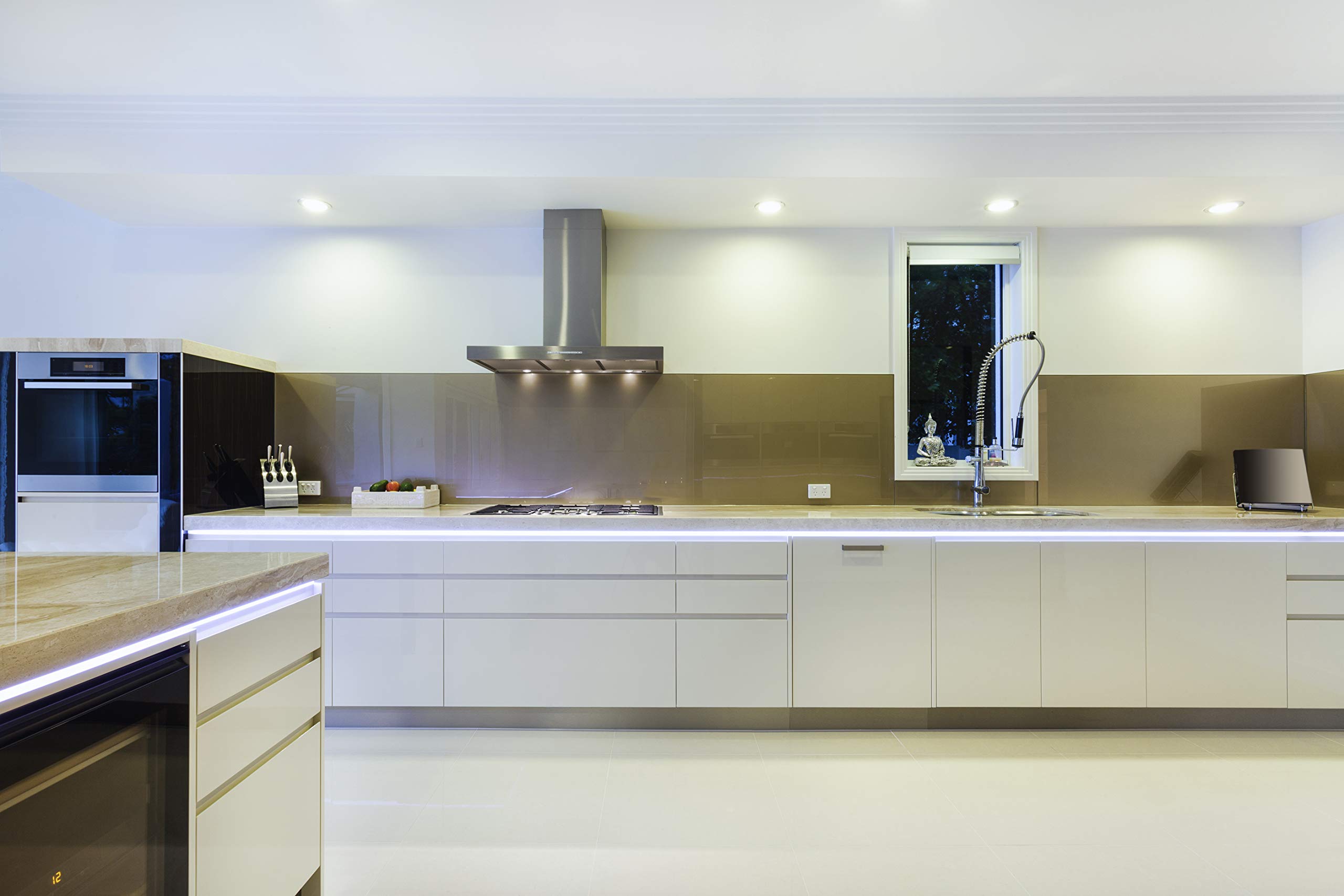 Profilé Aluminium Pour Bande LED 10 Mm - 2m Avec Couvercle Laiteux | Éclairage Meuble, Cuisine, Placard