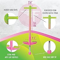Vista 18 de Flybar Maverick 2.0 Pogo Stick de espuma para niños de 5 años en adelante, 40 a 80 libras, juguetes para niños al aire libre, agarre de goma, por