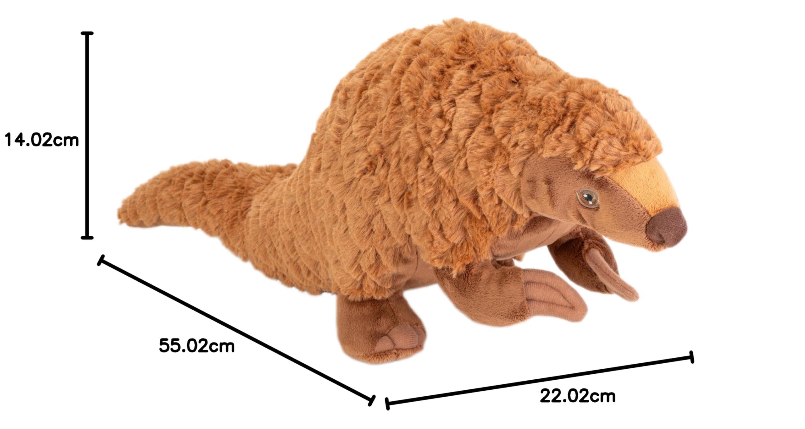 Wild Republic Cuddlekins Eco Pangolin, Stuffed Animal, 12 inch