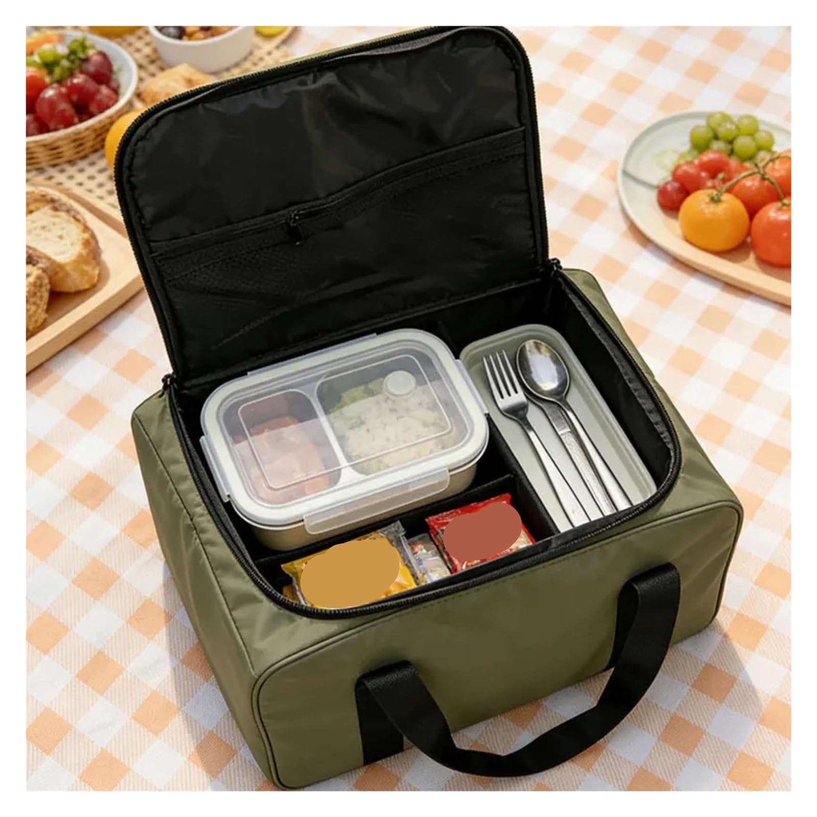 Borsa for riporre stoviglie da picnic campeggio all'aperto 1 pezzo