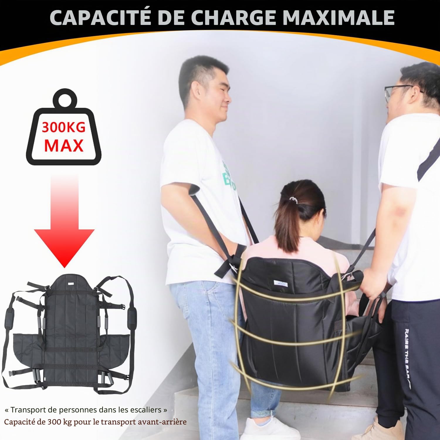 Sangle de transfert pour patients, aide de transfert pour lit fauteuil roulant, aide à levage pour personnes âgées, sangle d'épaule pour tout le corps, aide au transfert de mouvement, aide au maintien