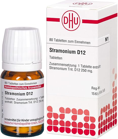 DHU Stramonium D 12 Tablets Pack of 80 Tablets
