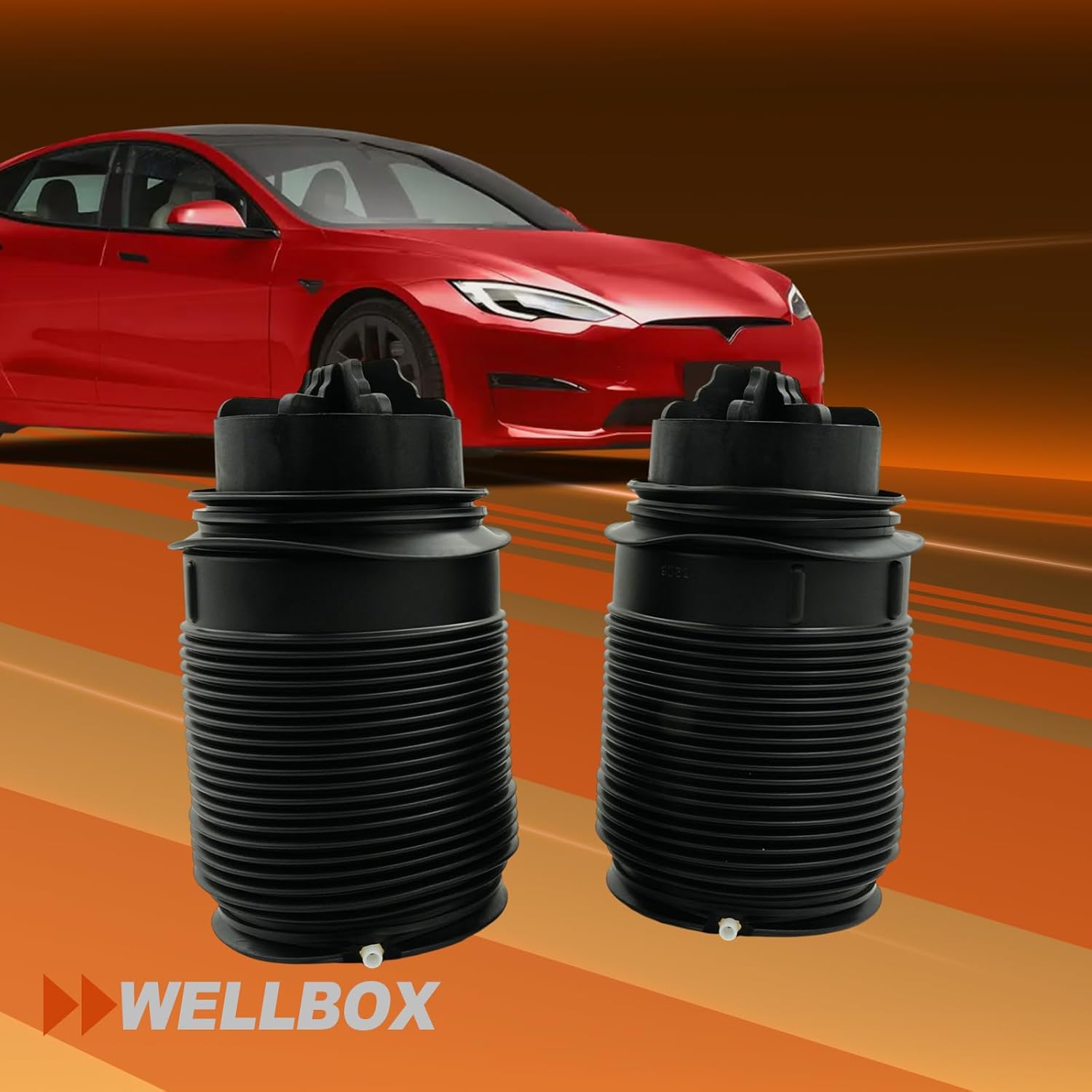 WELLBOX Rear Air Suspension Spring Bag for Mercedes-Benz E-Class W212, CLS-Class W218, E250, E350, E400, E550, E63 AMG Replaces A2123200725, A2123200825, 2123203725