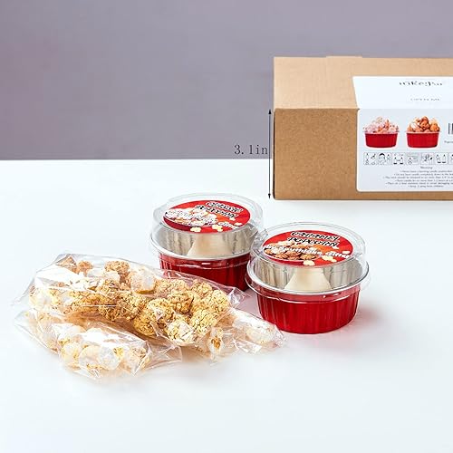 Vista 2 de Vela perfumada de aromaterapia con palomitas de maíz (2 paquetes)