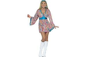 Women 60's Generation Mod Wild Swirl Costume Dress