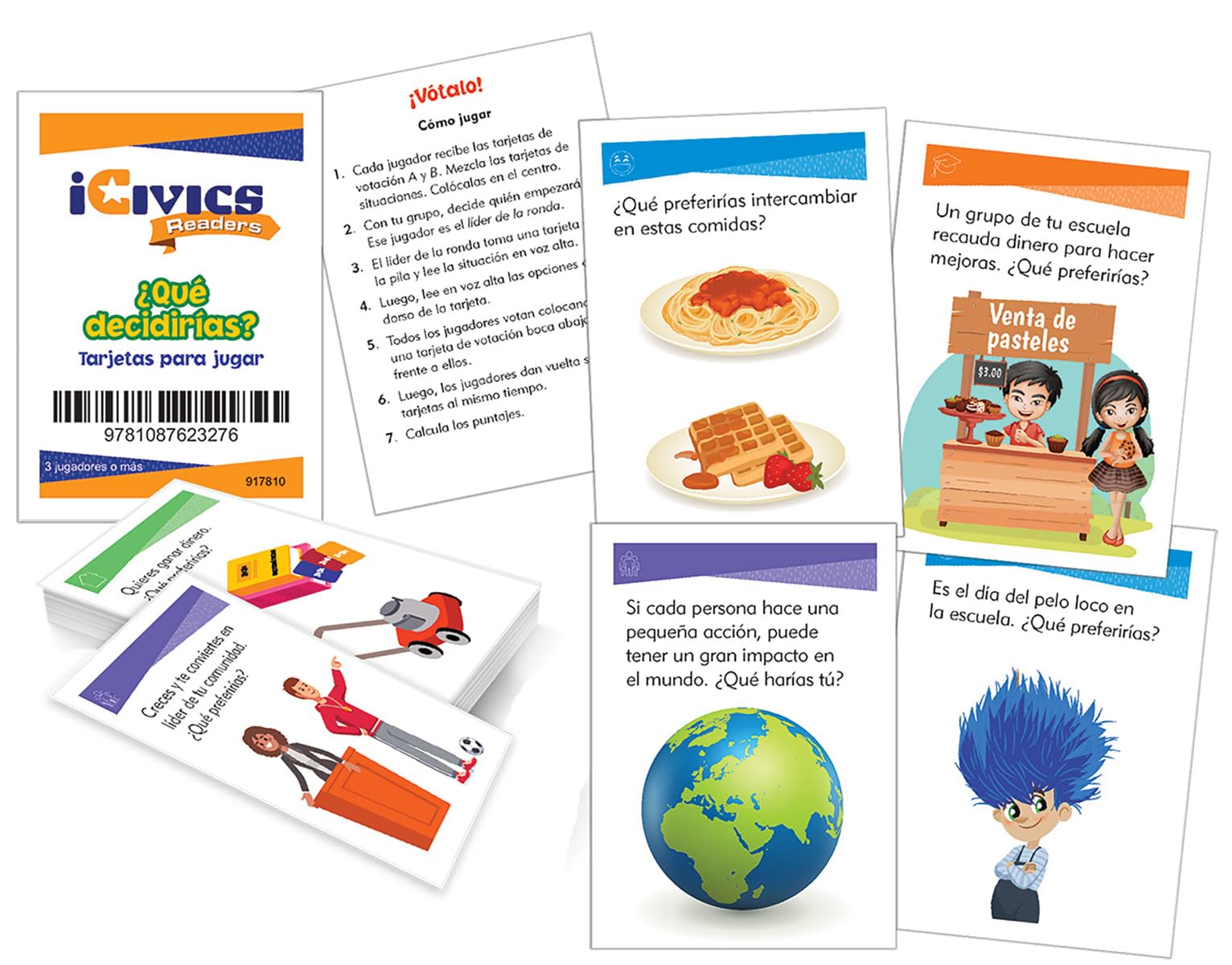 iCivics: ?Que decidirias? Game Cards (Spanish Edition)