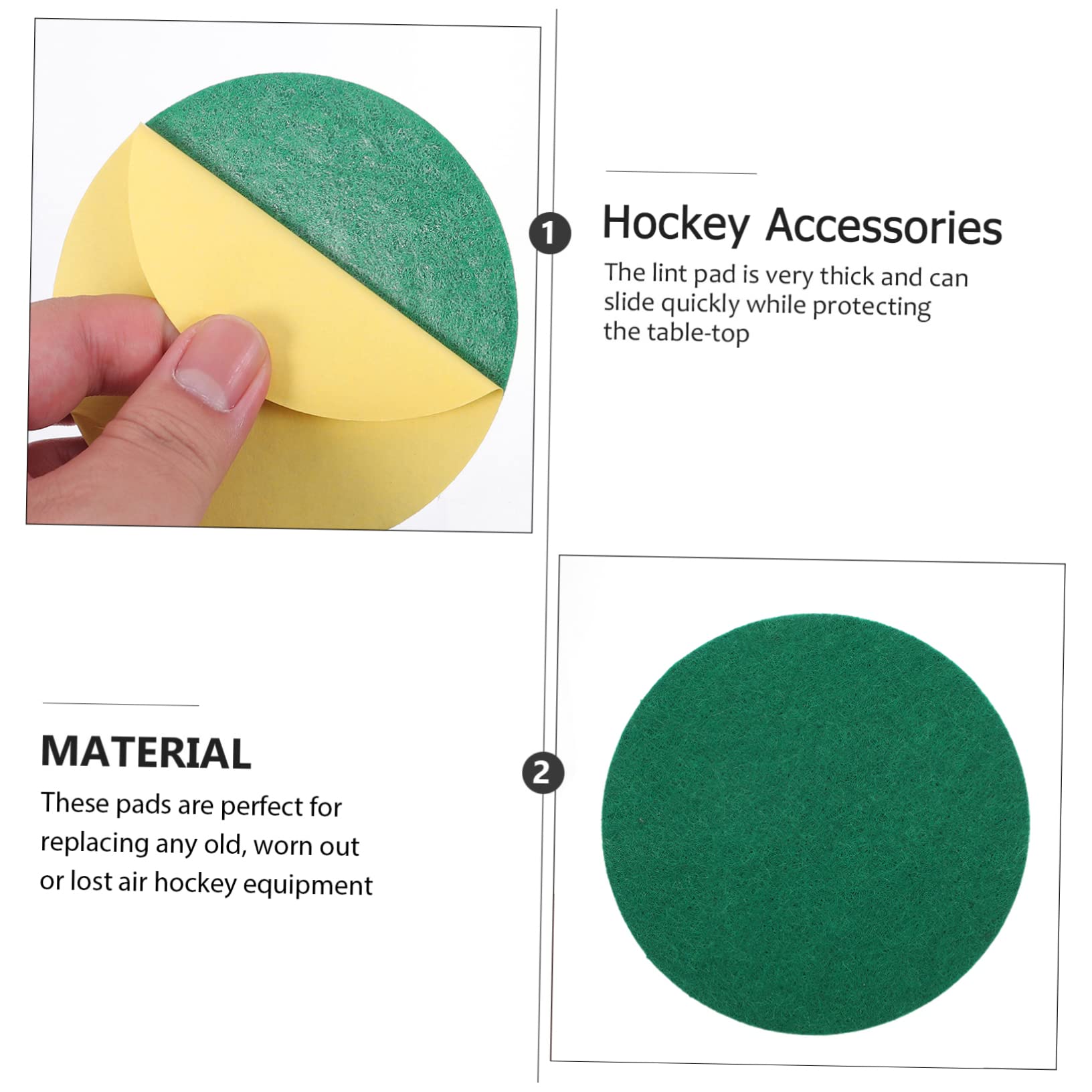 INOOMP 10 Uds De Franela De Hockey Pegatinas De Empujador De Hockey De Aire De Bate De Hockey De Aire Almohadillas De Empuje De Hockey sobre Hielo De Hockey De Aire