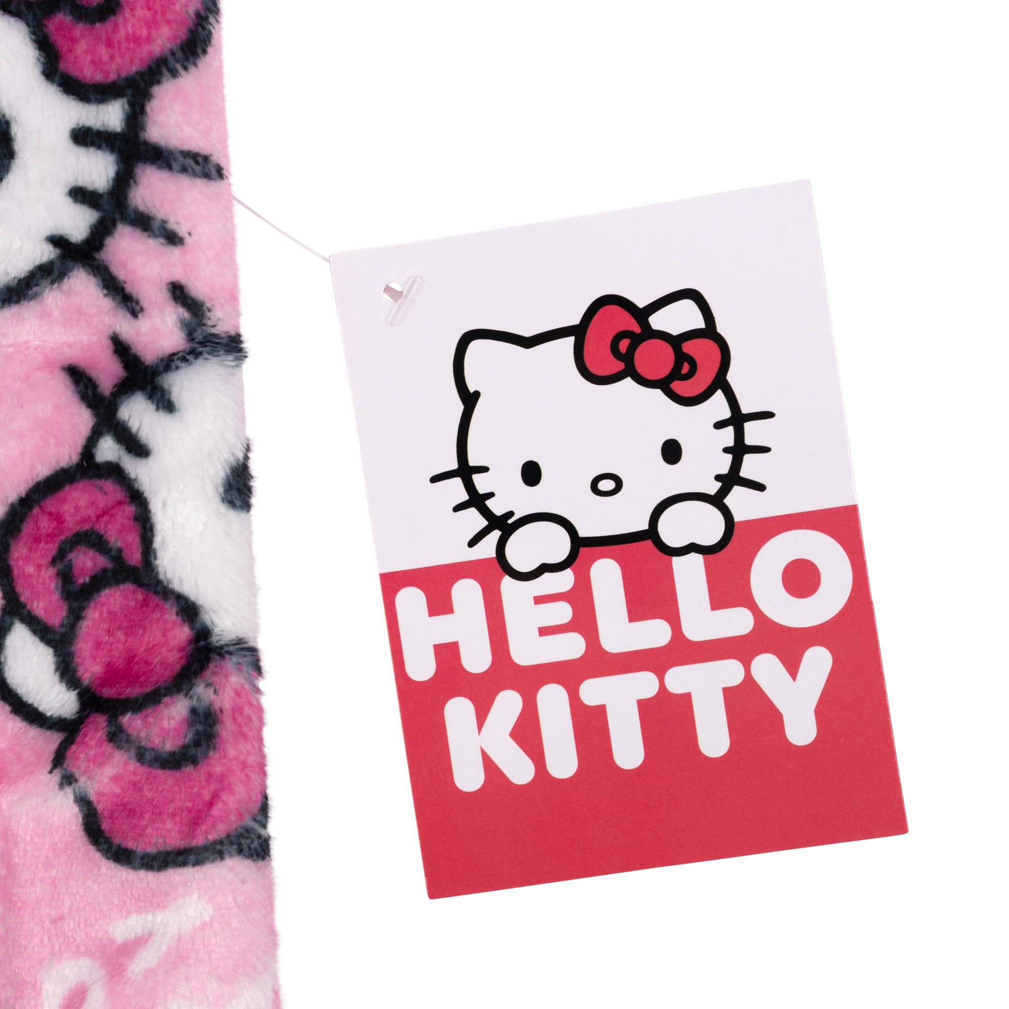 Hello Kitty Doux et Moelleux Combinaisons à Capuche pour Filles Combinaison en Polaire, Rose